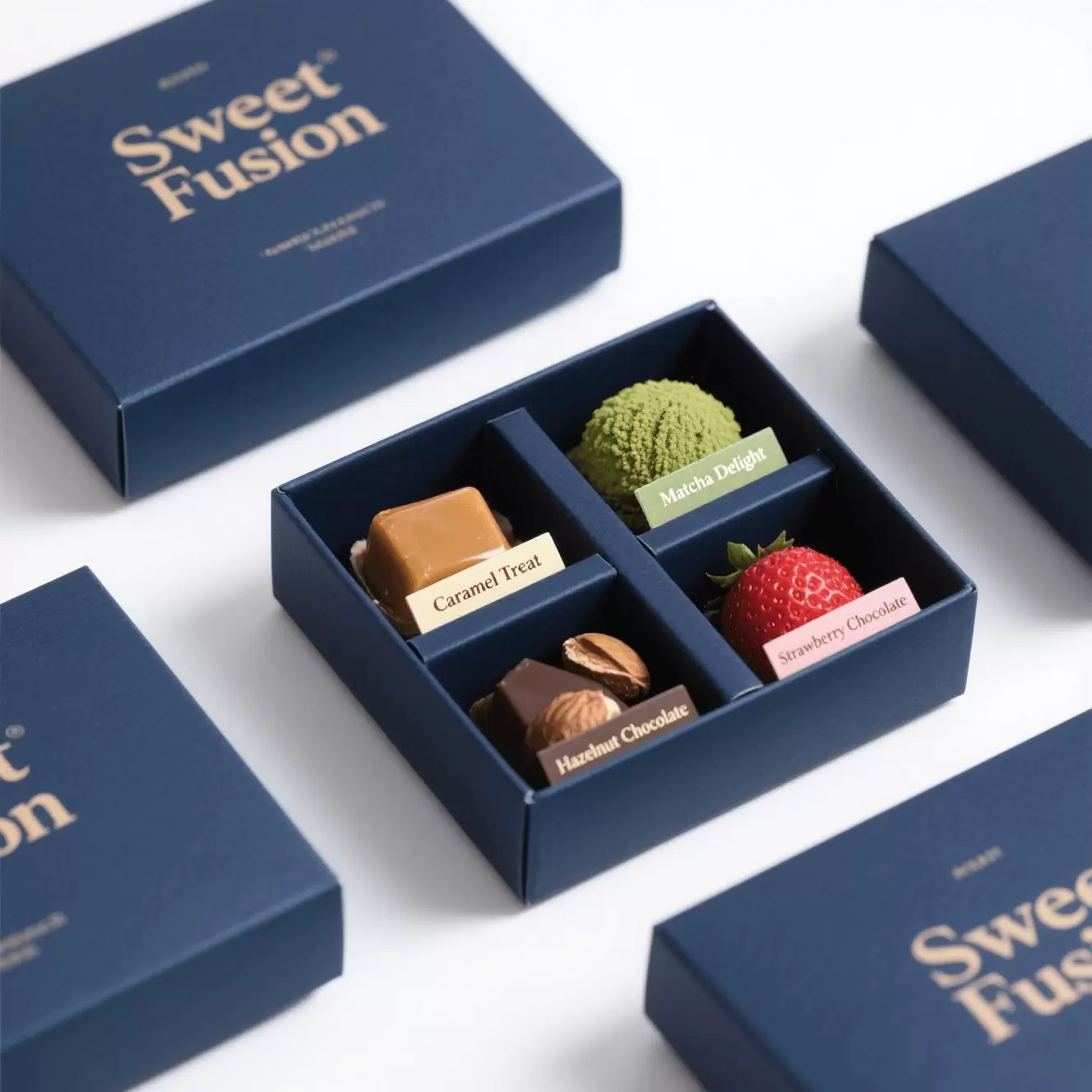 Thumbnail of luxury chocolate box for premium Christmas packaging